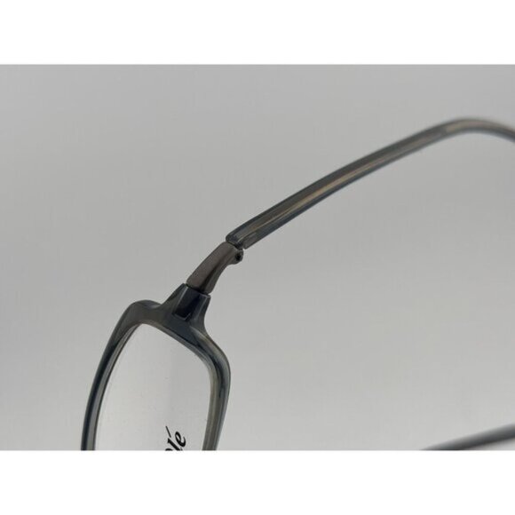 OLE OLE - SLV19 C2 47-15-130 Grey Acetate Rectangle Glasses Frames - Picture 3 of 7